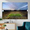 Michigan Stadium Wall Art Canvas Print, Vibrant Game Day by MyGreatCanvas | Canvas Wall Art Prints | Photo Prints & Wall Decor