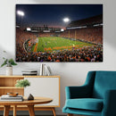 Clemson University Tigers Art Print, Football Team Print -