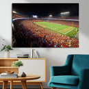 Iowa State University Cyclones Canvas Print, Football Team