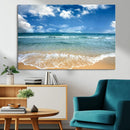 Sea View From the Beach Canvas Print