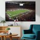 Miami Hurricanes Football Team Print Canvas- Miami Hard Rock