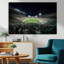 Framed Michigan State Spartans Football Team Print - East