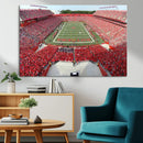 Rutgers Scarlet Knights Football Team Print - Piscataway SHI by MyGreatCanvas | Canvas Wall Art Prints | Photo Prints & Wall Decor