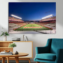 Rutgers Scarlet Knights Football Team Print - Piscataway SHI by MyGreatCanvas | Canvas Wall Art Prints | Photo Prints & Wall Decor
