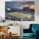 Memphis Tigers Football Team Print - Memphis Simmons Bank