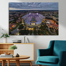 The Louisiana State University Tigers Football Team Print -