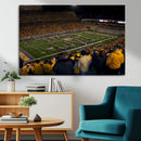 West Virginia Uni Mountaineers Football Team Print - Milan