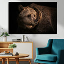 Wild Grizzly 399 Bear Canvas Wall Art Print, Bear Animal by MyGreatCanvas | Canvas Wall Art Prints | Photo Prints & Wall Decor