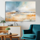Abstract Landscape Wall Art Canvas Print - Warm Tones of