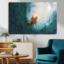 Powerful Jesus Canvas Print - Hand of Salvation, by MyGreatCanvas | Canvas Wall Art Prints | Photo Prints & Wall Decor