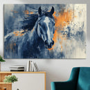 Abstract Blue Horse Wall Art Print Canvas | Horse Wall Art by MyGreatCanvas | Canvas Wall Art Prints | Photo Prints & Wall Decor