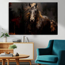 Abstract Black Horse Canvas Print for Farmhouse Wall Art | by MyGreatCanvas | Canvas Wall Art Prints | Photo Prints & Wall Decor