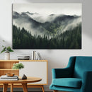Misty Forest Canvas Print Wall Art Premium Canvas Print a