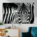 Zebra Wall Art – Zebra Close Up Wall Art – Framed Black by MyGreatCanvas | Canvas Wall Art Prints | Photo Prints & Wall Decor