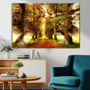 Sunshine in Forest and Trees Wall Art Canvas Print by MyGreatCanvas | Canvas Wall Art Prints | Photo Prints & Wall Decor