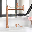 Dual Outlet Copper Garbage Disposal Kitchen Air Switch Kit - AK79001B-C