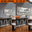 Upgrade Your 'Rustic Horse Farmhouse' (Style 1) Canvas To 24x48 Inches