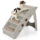 Collapsible Plastic Pet Stairs 4 Step Ladder for Small Dog and Cats by LJGDeals