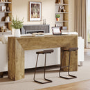 63" Console Table, Wooden Sofa Table Hallway Foyer Table