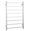 145W Electric Towel Warmer Wall Mounted Heated Drying Rack 8 Square Bars by LJGDeals