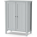2-Door Bathroom Floor Storage Cabinet Space Saver Organizer by LJGDeals