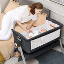 Portable Baby Bedside Sleeper with Adjustable Heights and Angle by DirectDeals
