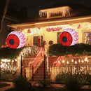 2 Pack 3 Feet Halloween Inflatable Eyeballs with Air Blower by DirectDeals