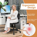 PU Leather Adjustable Office Chair Swivel Task Chair with Backrest by LJGDeals