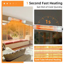 1500W Outdoor Electric Patio Heater with Remote Control by LJGDeals