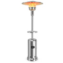 Outdoor Heater Propane Standing LP Gas Steel with Table by LJGDeals
