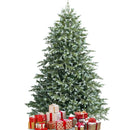 7 Feet Artificial Christmas Tree with 1260 Mixed PE and PVC Tips by LJGDeals