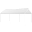 10 x 20 Feet Steel Frame Portable Car Canopy Shelter by LJGDeals