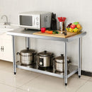 24 x 36 Inch Stainless Steel Commercial Kitchen Food Prep Table by LJGDeals