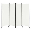 4-Panel Room Divider with Steel Frame by LJGDeals