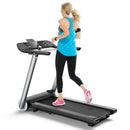 Italian Designed Folding Treadmill with Heart Rate Belt and Fatigue Button by LJGDeals