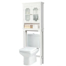 Bathroom Space Saver Carved Top Toilet Rack with Adjustable Shelf by LJGDeals