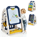 3-in-1 Kids Art Easel Double-Sided Tabletop Easel with Art Accessories by LJGDeals