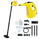 1400W Multipurpose Pressurized Steam Cleaner With 17 Pieces Accessories-Gray by DirectDeals