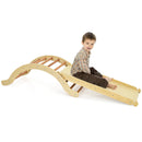 3-in-1 Wooden Arch Climber Set with Ramp and Rocker Mat by LJGDeals