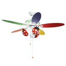 52 Inch Kids Ceiling Fan with Pull Chain Control by LJGDeals
