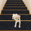 15 Pieces 30 x 8 Inch Slip Resistant Soft Stair Treads Carpet by LJGDeals