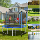 Outdoor Trampoline with Safety Closure Net by LJGDeals