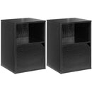 Set of 2 Nightstands Side End Table for Living Room by LJGDeals