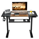 48 Inch Electric Sit to Stand Desk with Keyboard Tray by DirectDeals