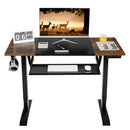 48 Inch Electric Sit to Stand Desk with Keyboard Tray by LJGDeals