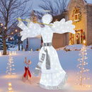 Pre-Lit Angel Christmas Decoration with 100 LED Lights by LJGDeals