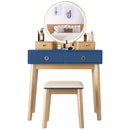 Makeup Vanity Table Set 3 Color Lighting Dressing Table-Black by DirectDeals