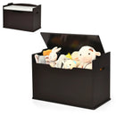Kids Toy Wooden Flip-top Storage Box Chest Bench with Cushion Hinge by LJGDeals