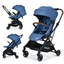 2-in-1 Convertible Aluminum Baby Stroller with Adjustable Canopy by LJGDeals