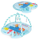Baby Activity Play Piano Gym Mat with 5 Hanging Sensory Toys by LJGDeals